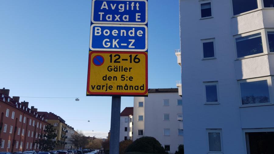 Boendeparkering Kilian Zollsgatan
