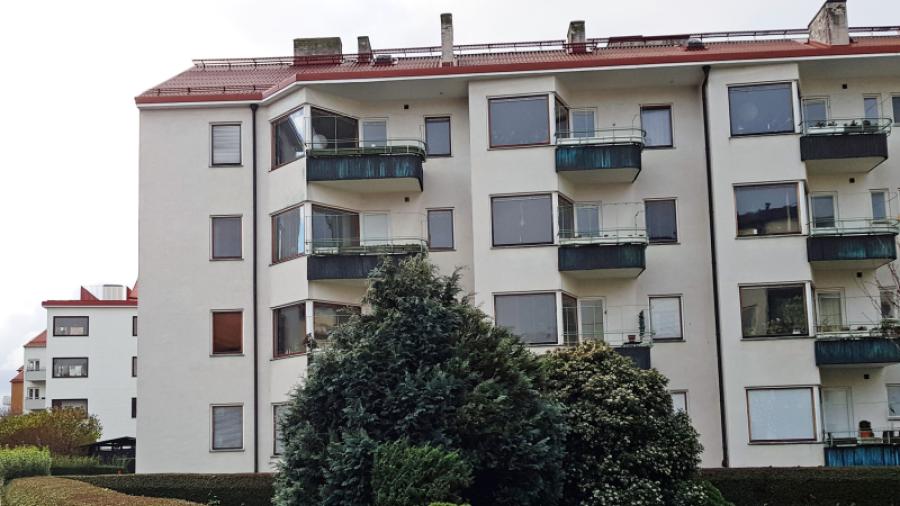 Norra sidan av huset på Kilan Zollsgatan 5