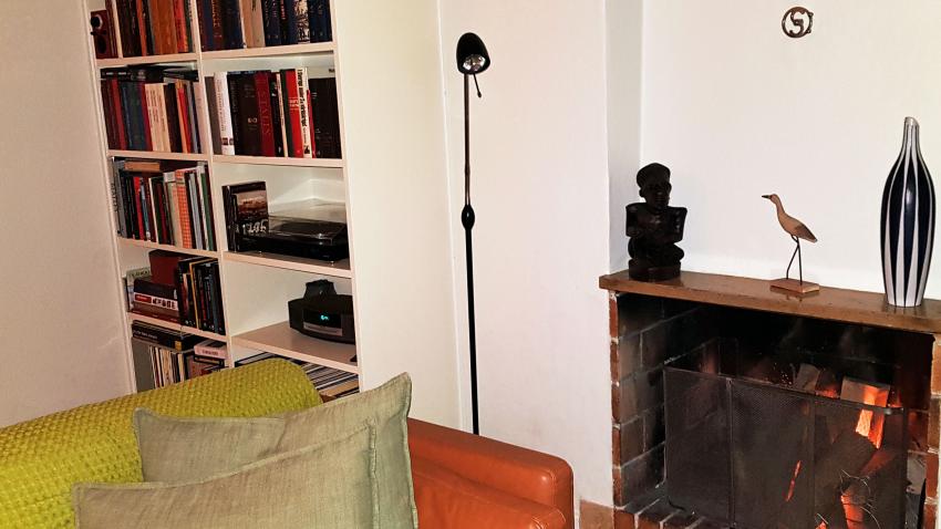 Lägenheterna har öppen spis