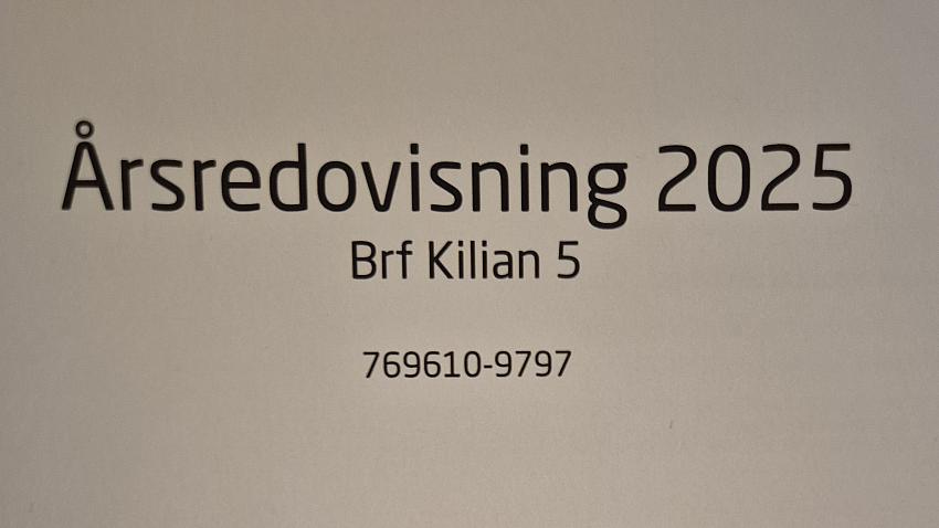 Årsredovisning 2025